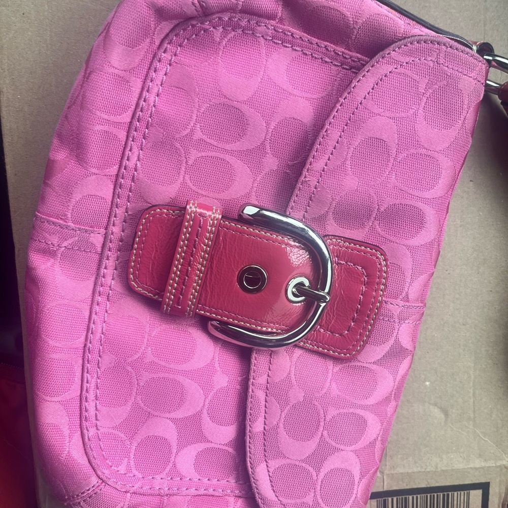 Pink coach soho